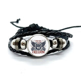 Bracelet en cuir Johnny Hallyday - Photo route 66 15 modèles | Johnny Hallyday Fanclub