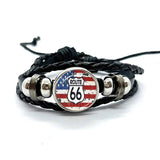 Bracelet en cuir Johnny Hallyday - Photo route 66 15 modèles | Johnny Hallyday Fanclub