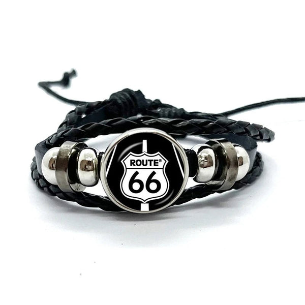 Bracelet en cuir Johnny Hallyday - Photo route 66 15 modèles | Johnny Hallyday Fanclub