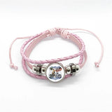 Bracelet en cuir Johnny Hallyday - Rose route 66 15 modèles | Johnny Hallyday Fanclub