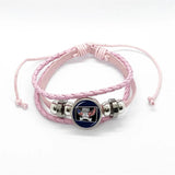 Bracelet en cuir Johnny Hallyday - Rose route 66 15 modèles | Johnny Hallyday Fanclub