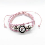 Bracelet en cuir Johnny Hallyday - Rose route 66 15 modèles | Johnny Hallyday Fanclub
