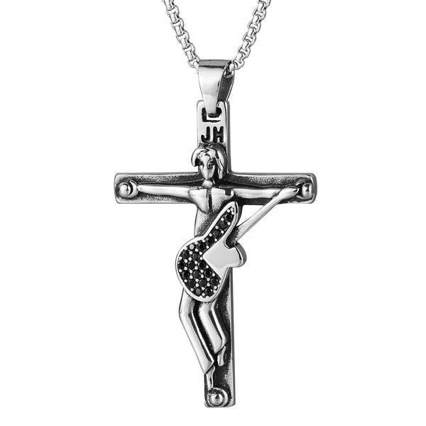 Collier pendentif Johnny Hallyday - Croix | Johnny Hallyday Fanclub