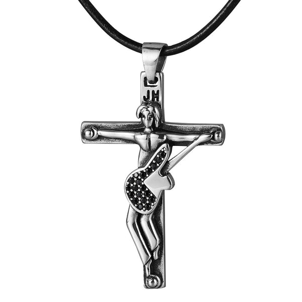 Collier pendentif Johnny Hallyday - Croix | Johnny Hallyday Fanclub