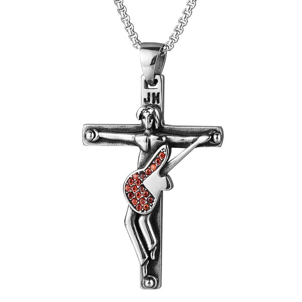 Collier pendentif Johnny Hallyday - Croix | Johnny Hallyday Fanclub