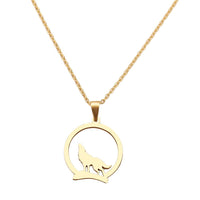 Collier pendentif Johnny Hallyday - Loup 2 modèles | Johnny Hallyday Fanclub