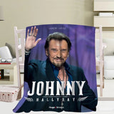 Couverture en flanelle Johnny Hallyday 20 modèles | Johnny Hallyday Fanclub