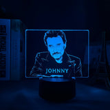 Lampe LED Johnny Hallyday #4 - 7 couleurs | Johnny Hallyday Fanclub
