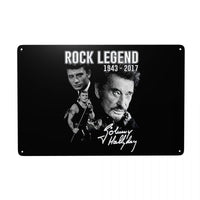 Plaque décorative Johnny Hallyday #2 | Johnny Hallyday Fanclub