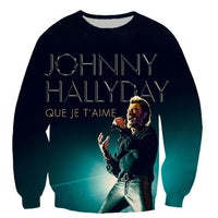 Sweat-shirt JOHNNY HALLYDAY Que je t'aime | Johnny Hallyday Fanclub