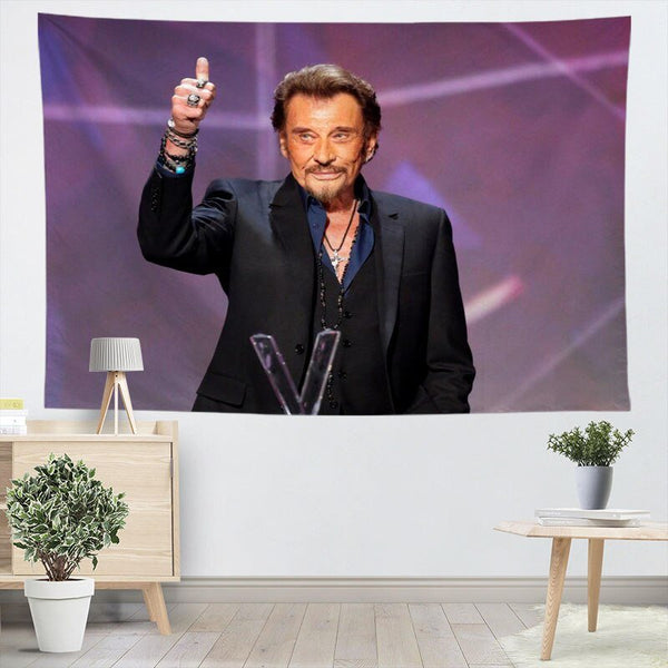 Tapisserie murale Johnny Hallyday 19 modèles | Johnny Hallyday Fanclub