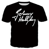 Tee-shirt Johnny Hallyday Imprimé #1 | Johnny Hallyday Fanclub