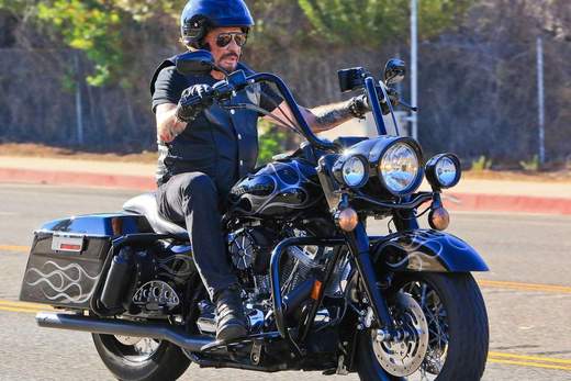 Les motos de Johnny Hallyday