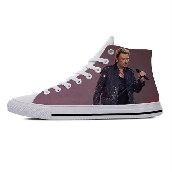 Chaussures montantes Johnny Hallyday - Blanches 7 modèles #3