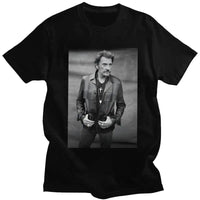 Tee-shirt en coton Johnny Hallyday - Le Taulier #1 9 couleurs