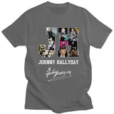 Tee-shirt en coton Johnny Hallyday - JH 7 couleurs