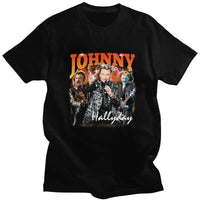 Tee-shirt en coton Johnny Hallyday - Le Boss #2 8 couleurs