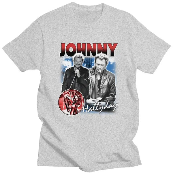 Tee-shirt en coton Johnny Hallyday - Le Boss #1 9 couleurs