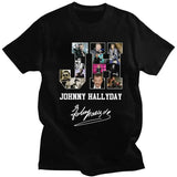 Tee-shirt en coton Johnny Hallyday - JH 7 couleurs