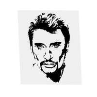 Autocollant Johnny Hallyday 10 modèles