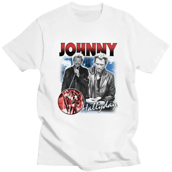 Tee-shirt en coton Johnny Hallyday - Le Boss #1 9 couleurs