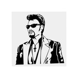 Autocollant Johnny Hallyday 10 modèles | Johnny Hallyday Fanclub