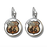 Boucles d'oreilles Johnny Hallyday - Route 66 12 modèles | Johnny Hallyday Fanclub