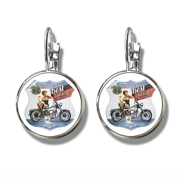Boucles d'oreilles Johnny Hallyday - Route 66 12 modèles | Johnny Hallyday Fanclub