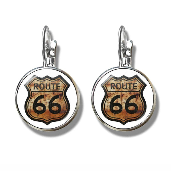 Boucles d'oreilles Johnny Hallyday - Route 66 12 modèles | Johnny Hallyday Fanclub