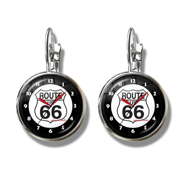 Boucles d'oreilles Johnny Hallyday - Route 66 12 modèles | Johnny Hallyday Fanclub