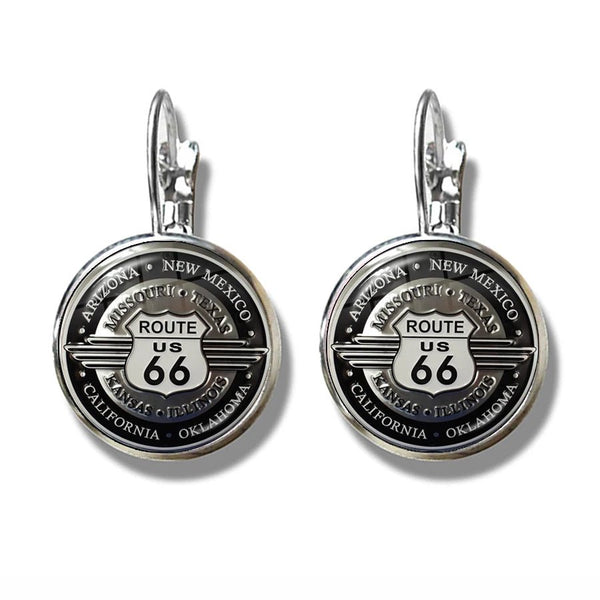 Boucles d'oreilles Johnny Hallyday - Route 66 12 modèles | Johnny Hallyday Fanclub