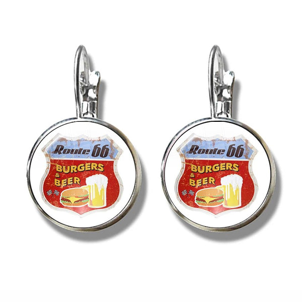 Boucles d'oreilles Johnny Hallyday - Route 66 12 modèles | Johnny Hallyday Fanclub