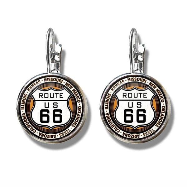 Boucles d'oreilles Johnny Hallyday - Route 66 12 modèles | Johnny Hallyday Fanclub
