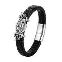 Bracelet en cuir Johnny Hallyday - Biker 3 modèles | Johnny Hallyday Fanclub