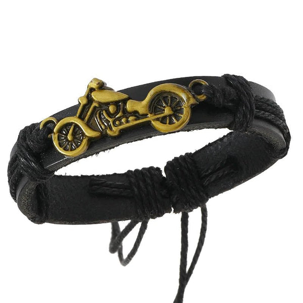 Bracelet en cuir Johnny Hallyday - Harley 1 | Johnny Hallyday Fanclub