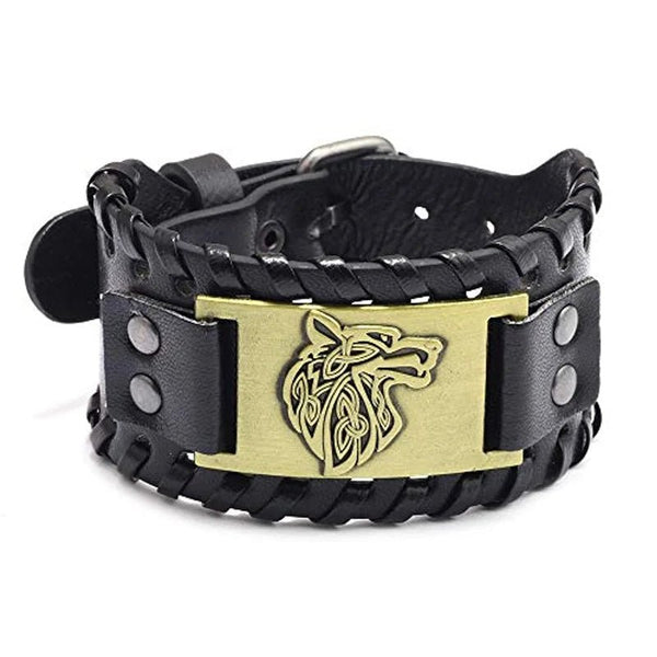 Bracelet en cuir Johnny Hallyday - Loup 3 modèles | Johnny Hallyday Fanclub