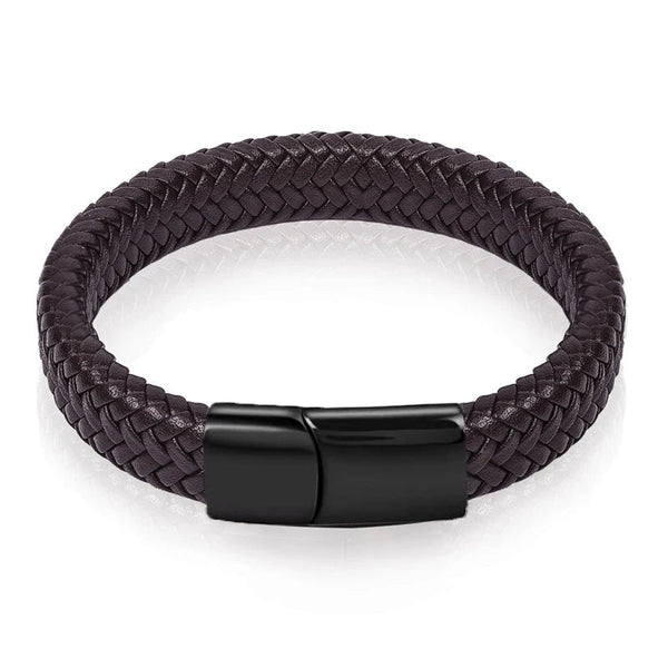 Bracelet en cuir Johnny Hallyday - Rocker 8 modèles | Johnny Hallyday Fanclub