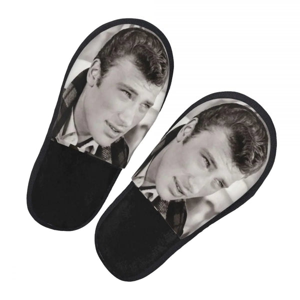 Chaussons Johnny Hallyday - L'idole des jeunes | Johnny Hallyday Fanclub