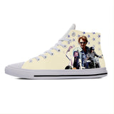 Chaussures montantes Johnny Hallyday - Blanches 7 modèles 4 | Johnny Hallyday Fanclub