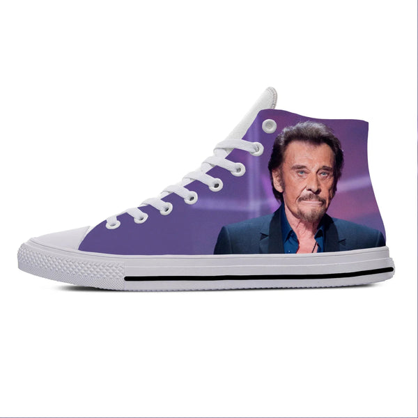 Chaussures montantes Johnny Hallyday - Blanches 7 modèles 4 | Johnny Hallyday Fanclub