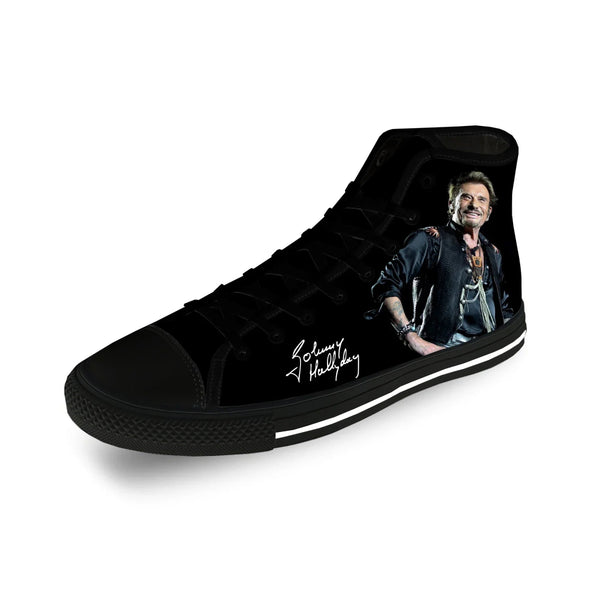 Chaussures montantes Johnny Hallyday - Noires 7 modèles 2 | Johnny Hallyday Fanclub