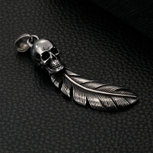 Collier pendentif Johnny Hallyday - Crâne Rebelle | Johnny Hallyday Fanclub