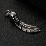 Collier pendentif Johnny Hallyday - Crâne Rebelle | Johnny Hallyday Fanclub