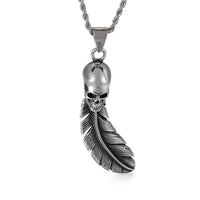 Collier pendentif Johnny Hallyday - Crâne Rebelle | Johnny Hallyday Fanclub