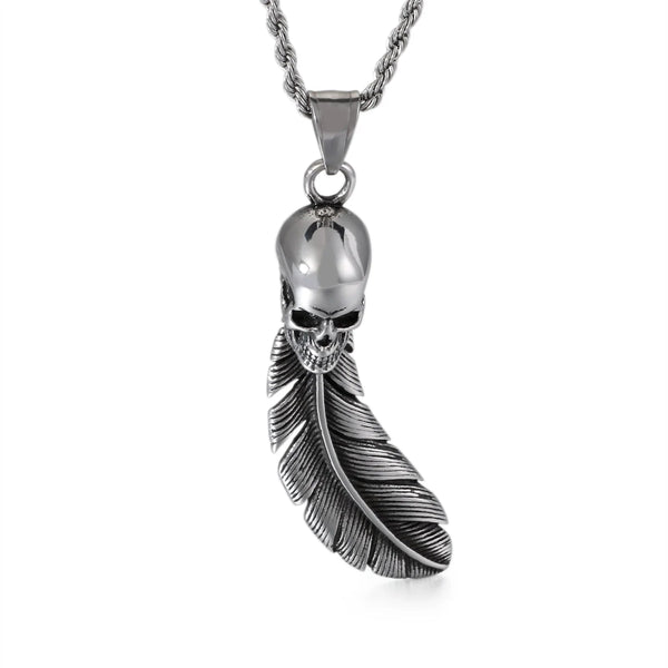 Collier pendentif Johnny Hallyday - Crâne Rebelle | Johnny Hallyday Fanclub