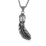 Collier pendentif Johnny Hallyday - Crâne Rebelle | Johnny Hallyday Fanclub
