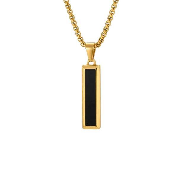 Collier pendentif Johnny Hallyday - Noir c'est noir 1 | Johnny Hallyday Fanclub