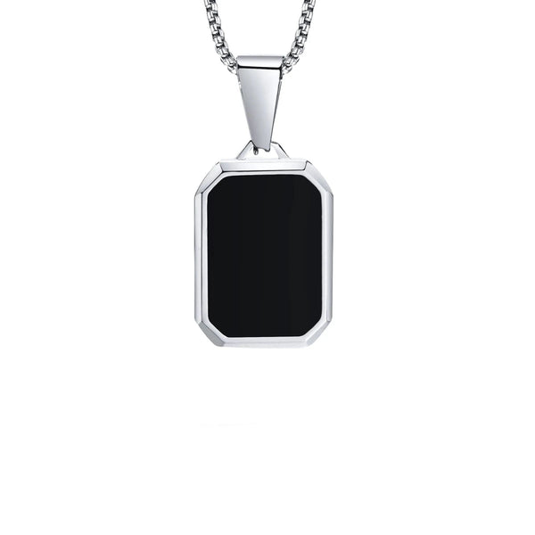 Collier pendentif Johnny Hallyday - Noir c'est noir 2 | Johnny Hallyday Fanclub