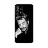 Coque de téléphone Johnny Hallyday Samsung Galaxy A - A01, A6, A7, A8, A9, A10, A11, A20, A21, A30, A30S, A31, A40, A41, A50, A50S, A51, A70, A71 - 4 modèles | Johnny Hallyday Fanclub