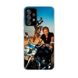 Coque de téléphone Johnny Hallyday Samsung Galaxy A - A01, A6, A7, A8, A9, A10, A11, A20, A21, A30, A30S, A31, A40, A41, A50, A50S, A51, A70, A71 - 4 modèles | Johnny Hallyday Fanclub